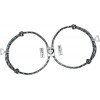 Couple Magnetic Bracelet Set Mutual Attraction Rope Braided Charm Pendants Bracelet Couple Gift Set For Women Men